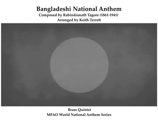 Book cover for Bangladeshi National Anthem for Brass Quintet ("Amar Shonar Bangla")