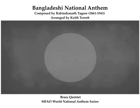 Bangladeshi National Anthem for Brass Quintet ("Amar Shonar Bangla") image number null