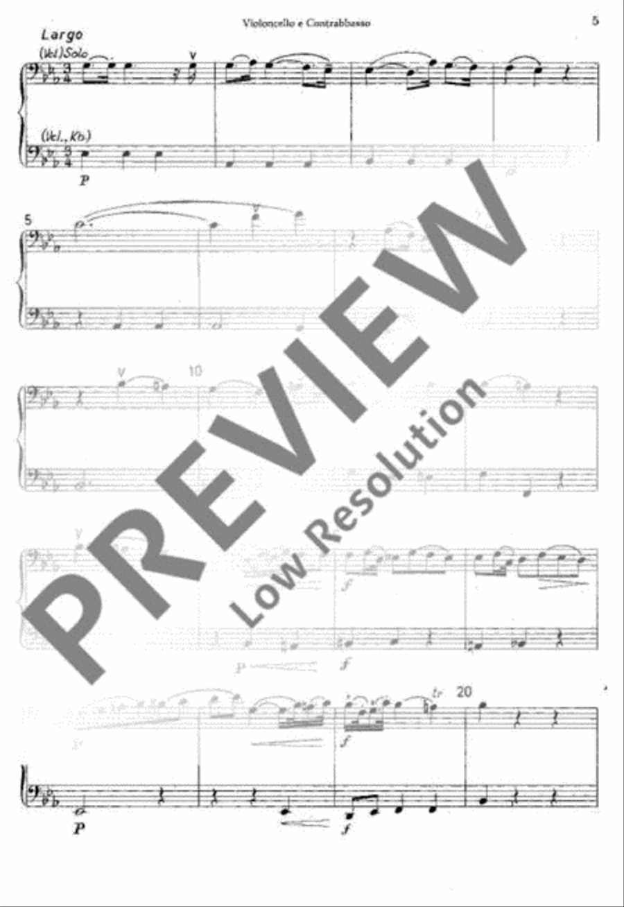 Symphony No. 1 Double Bass scores gallery preview page 6