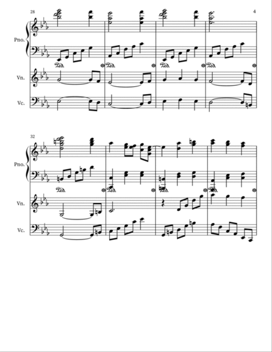 The Music Box Masquerade Piano Trio scores gallery preview page 4