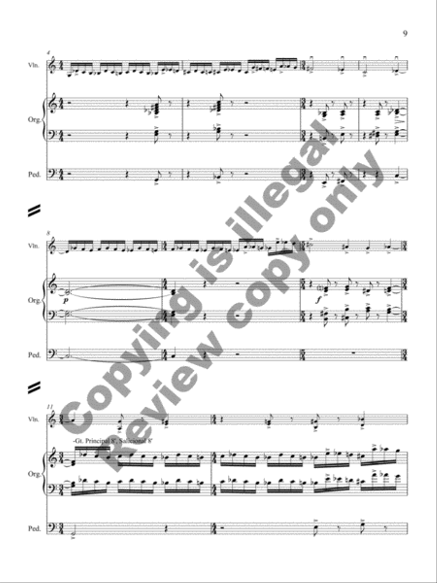 Requiem Songs String Orchestra scores gallery preview page 9