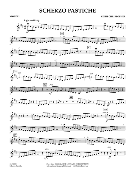 Scherzo Pastiche - Violin 2