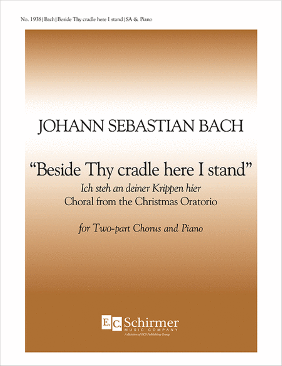 Christmas Oratorio: Ich steh an deiner Krippen hier (Beside Thy Cradle), BWV 248 SA scores gallery preview page 1