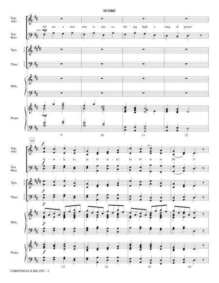 Christmas Jubilate - Full Score