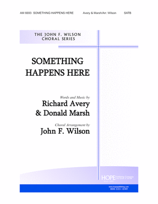 Book cover for Something Happens Here