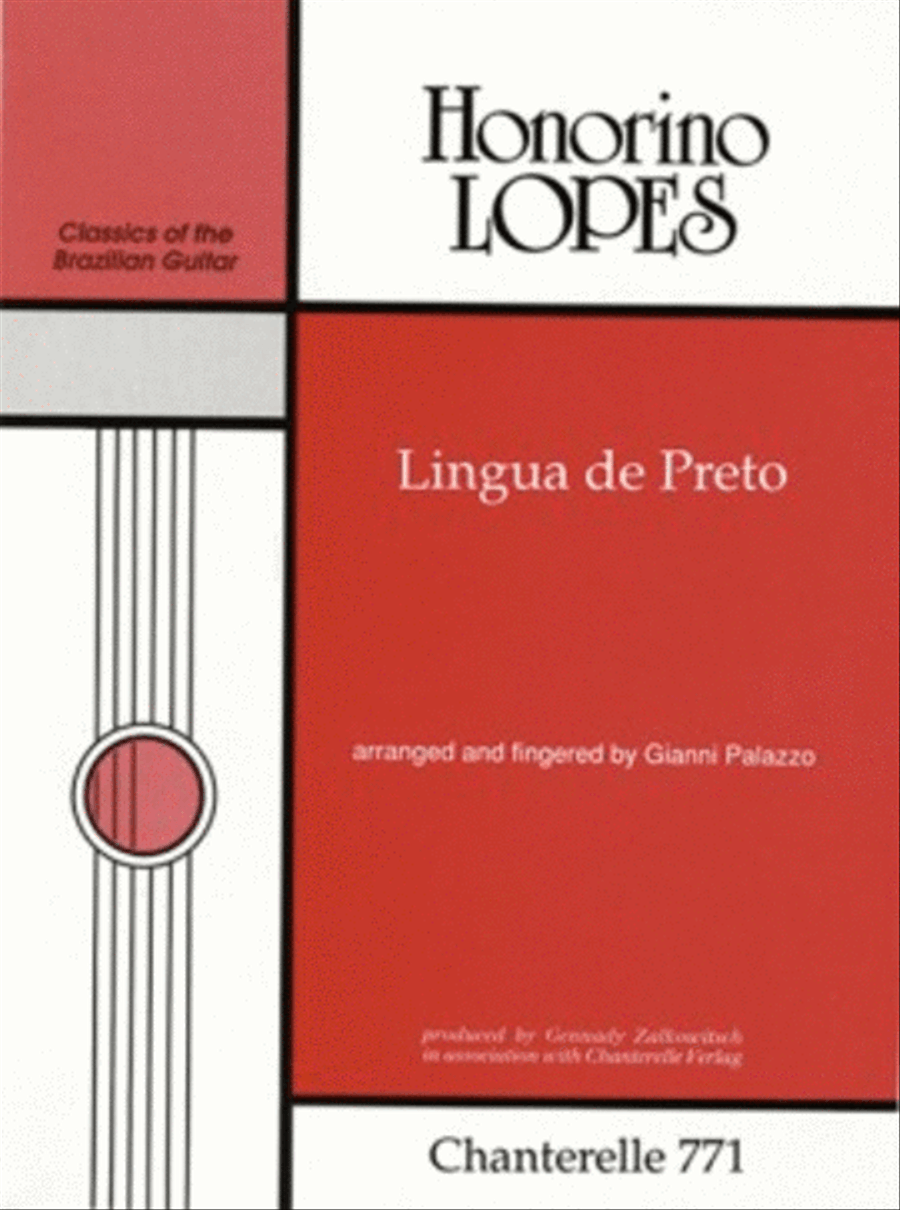 Lingua de Preto Guitar scores gallery preview page 1