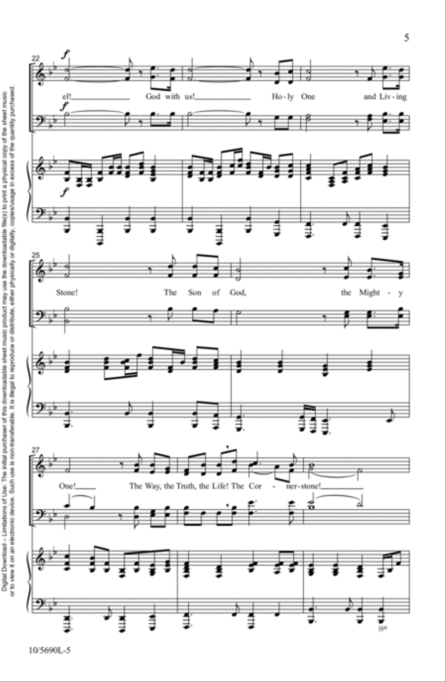 I Am He! I Am He! 4-Part scores gallery preview page 5