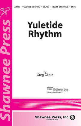 Book cover for Yuletide Rhythm Studio Trax CD