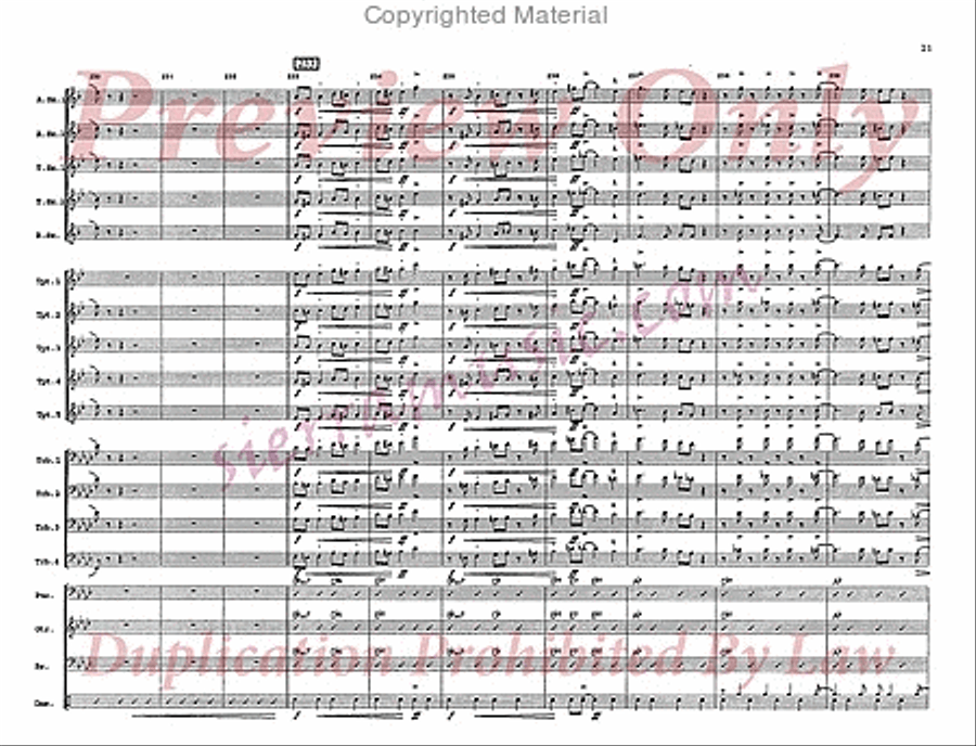 Plain Brown Wrapper Big Band scores gallery preview page 22