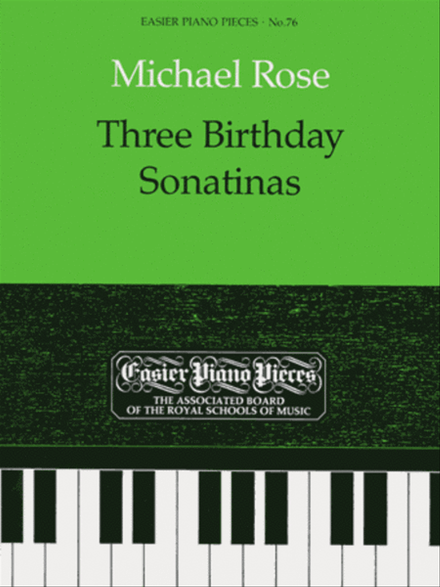 Three Birthday Sonatinas Piano Method scores gallery preview page 1
