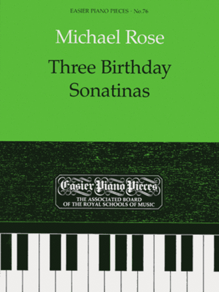 Book cover for Three Birthday Sonatinas