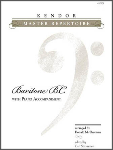 Kendor Master Repertoire - Baritone B.C. with Piano Accompaniment