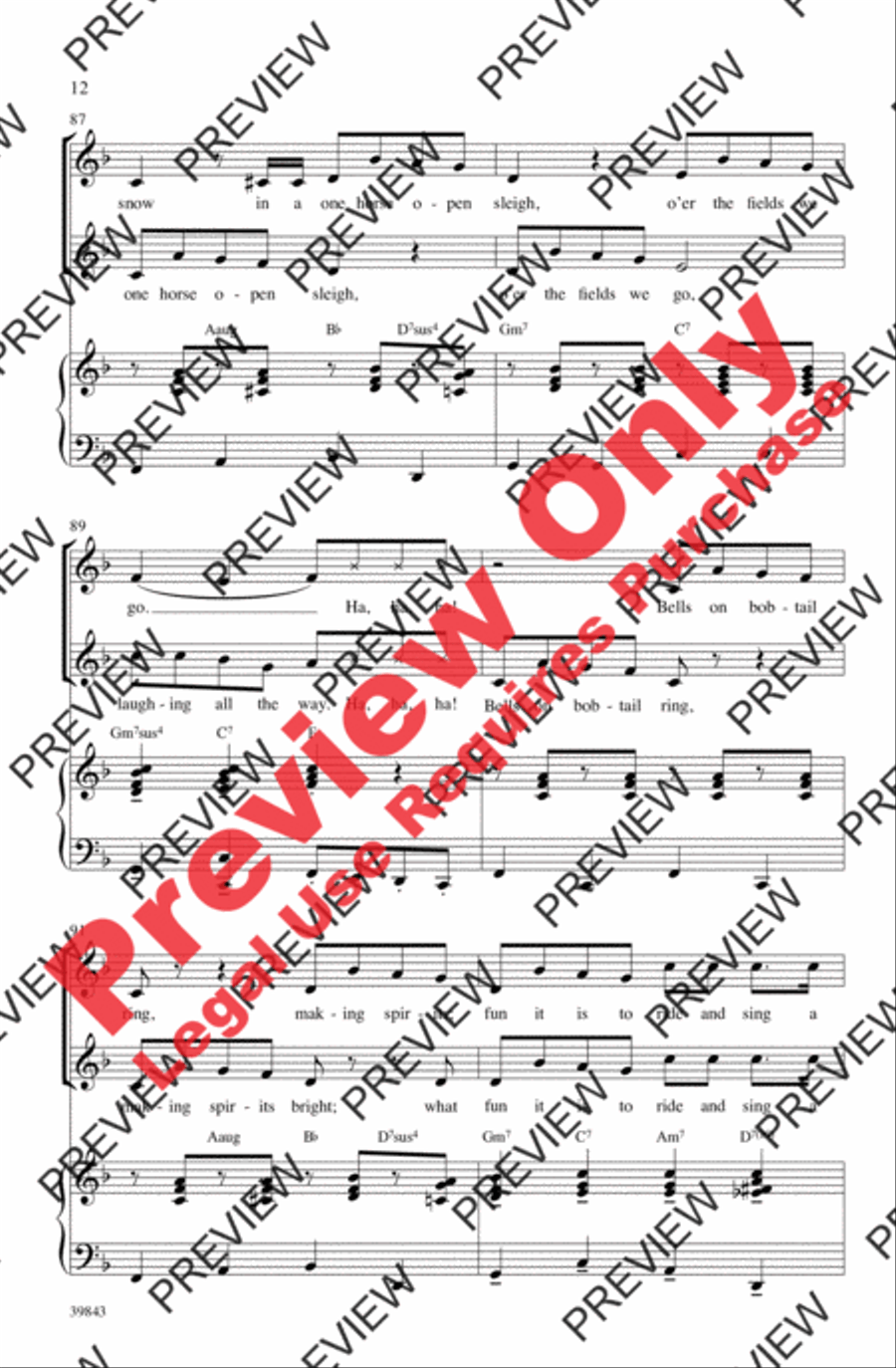 Jolly Jingle Christmas Medley 2-Part scores gallery preview page 12