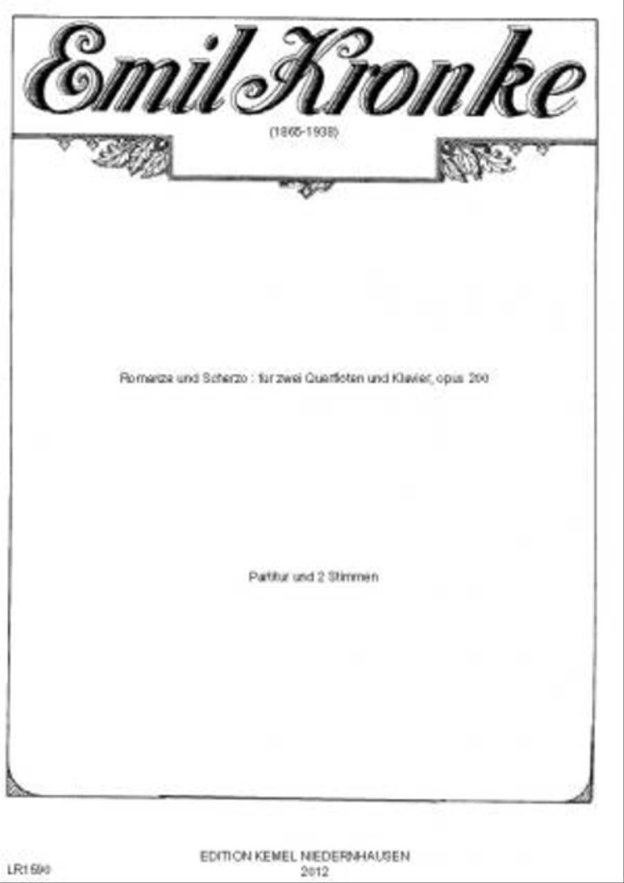 Romanze und Scherzo Flute Duet scores gallery preview page 1