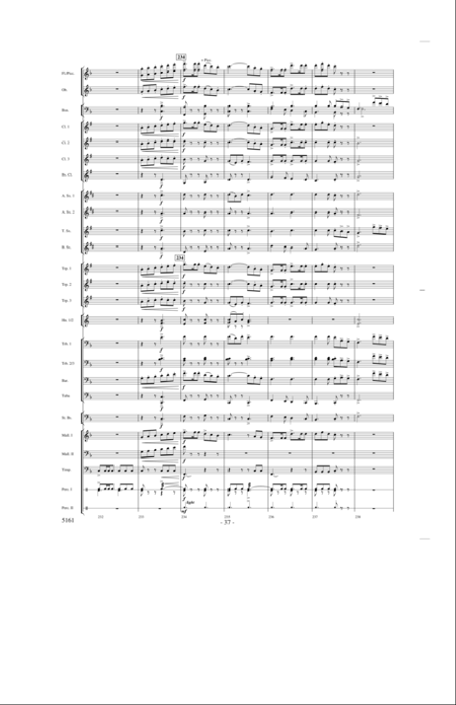 Into the Joy of Spring Concert Band scores gallery preview page 36