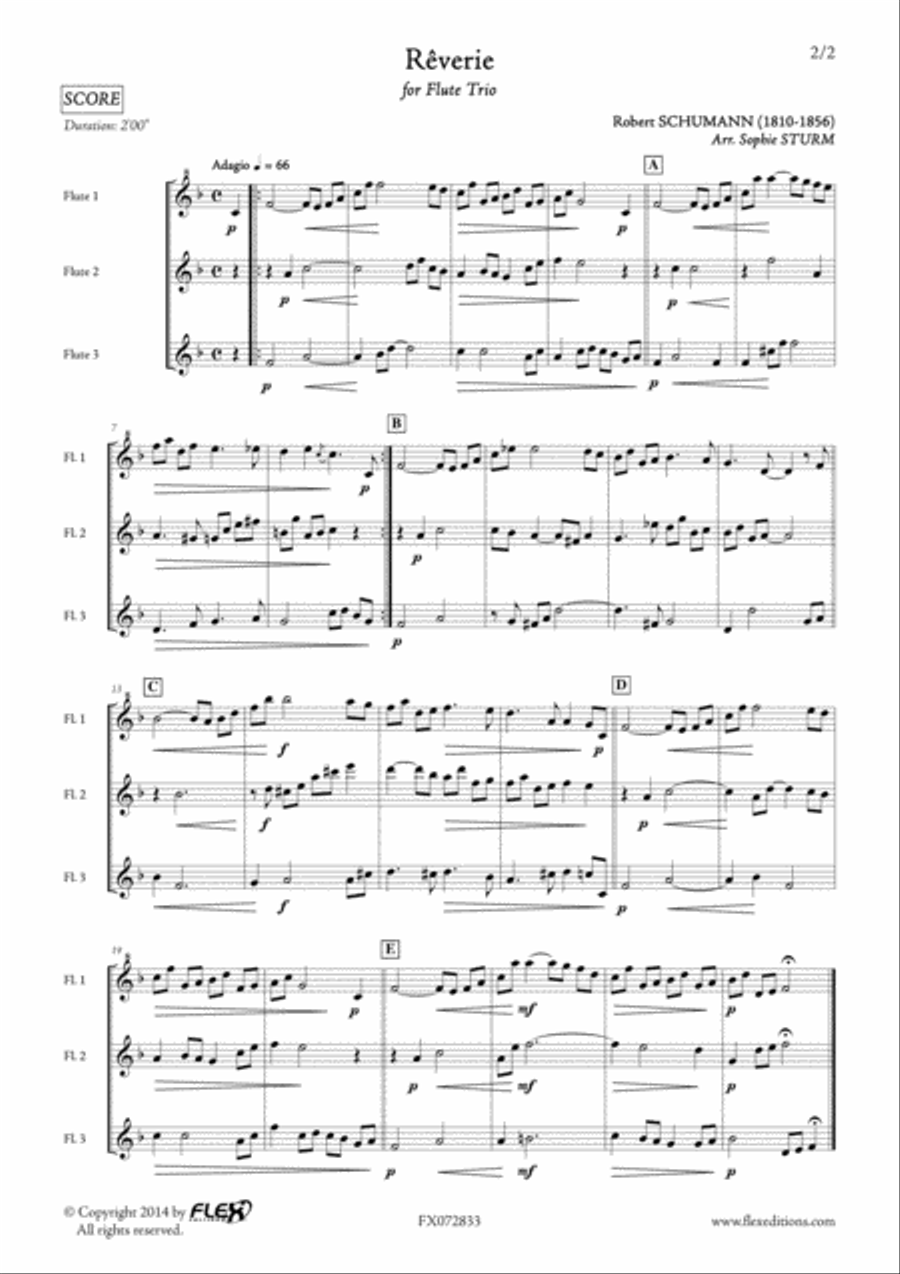 Reverie Flute Trio scores gallery preview page 2