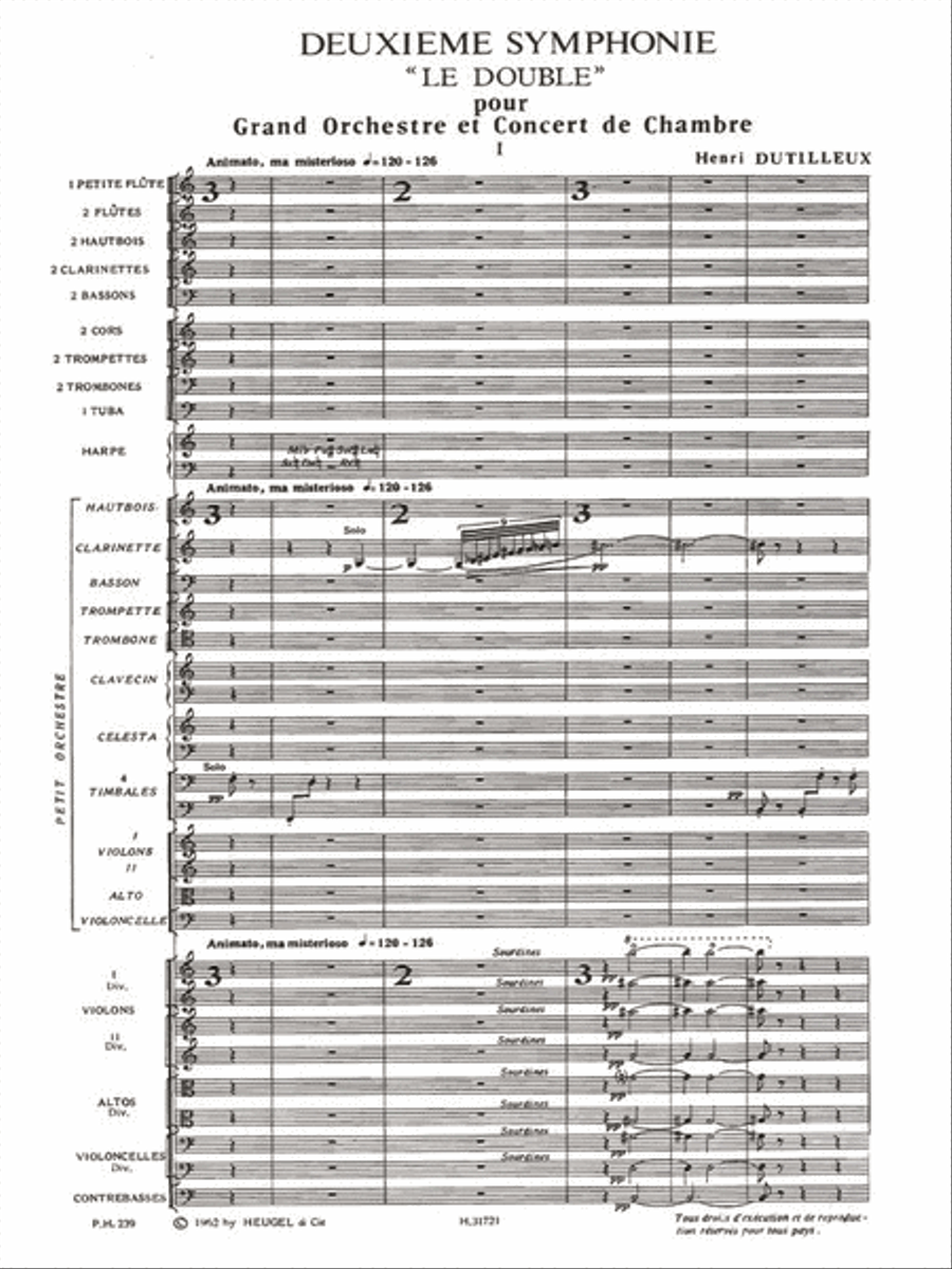 Symphonie N 2 Orchestra scores gallery preview page 2