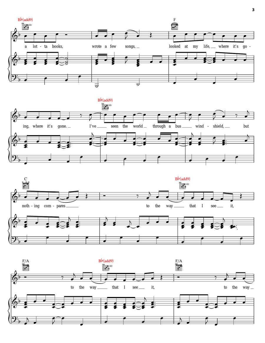 Old Blue Chair Guitar scores gallery preview page 3