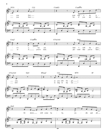 Cradle And All by Audra McDonald - Piano, Vocal - Digital Sheet Music