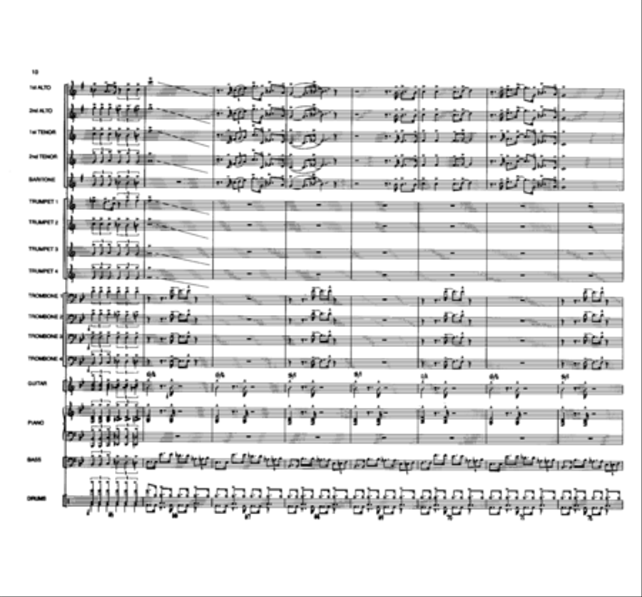Down At Duke's Place Down At Duke's Place Jazz Ensemble scores gallery preview page 10