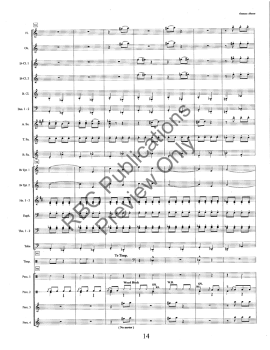 Aluxes (Score) Concert Band scores gallery preview page 17