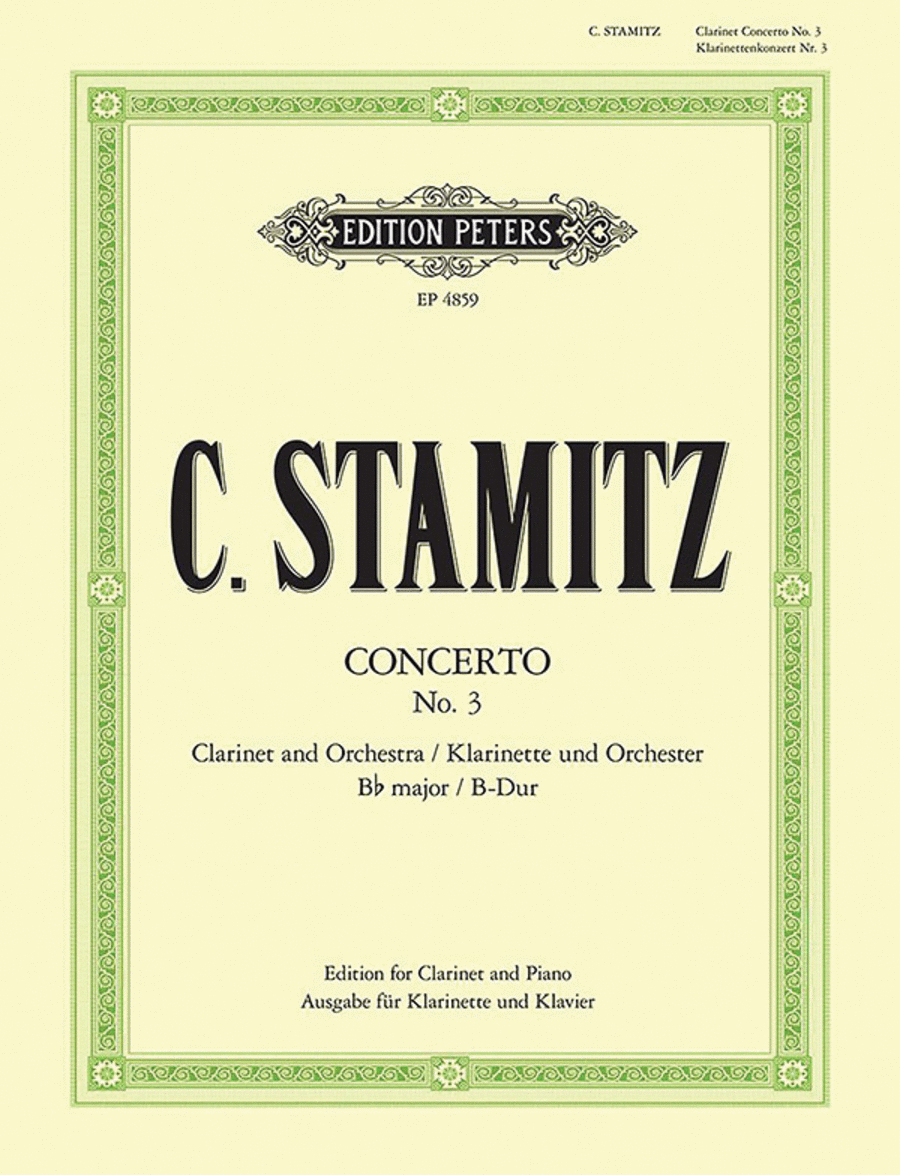 Carl Stamitz: Clarinet Concerto No. 3