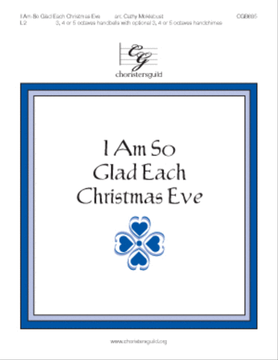 I Am So Glad Each Christmas Eve Handbell Choir scores gallery preview page 1