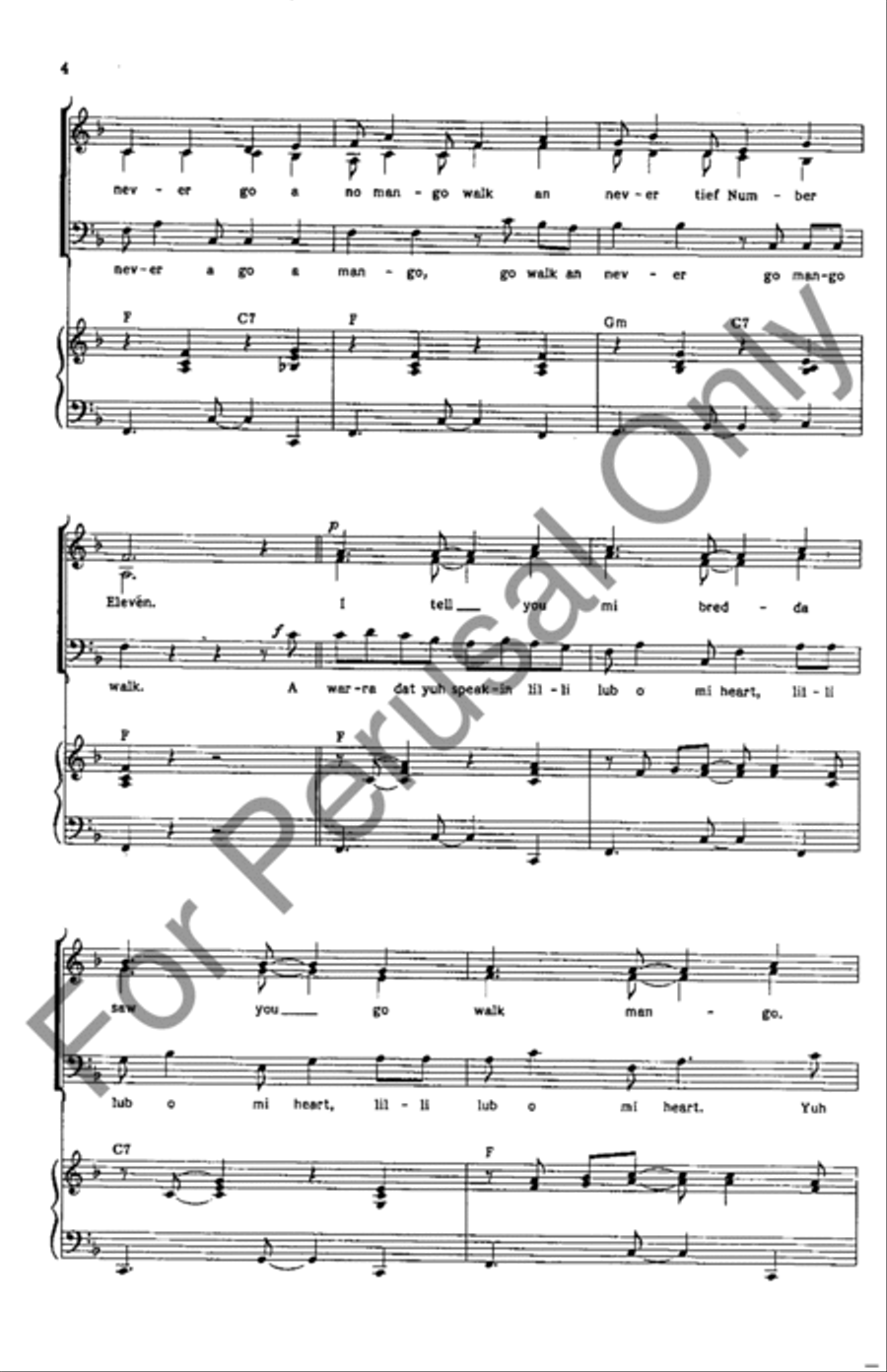 Mango Walk 3-Part scores gallery preview page 4