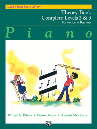 Book cover for Alfred's Basic Piano Library Theory Complete
