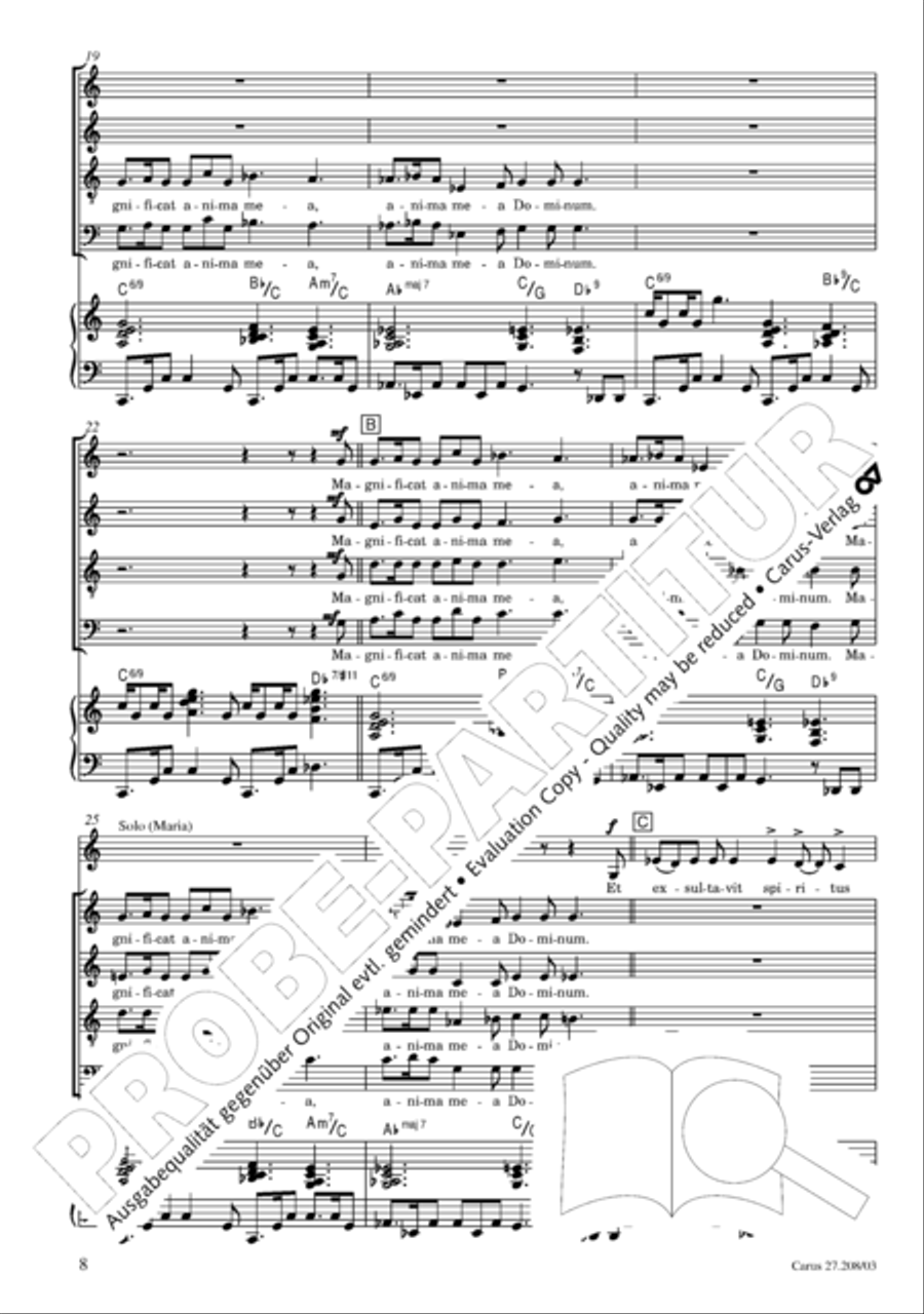 Magnificat 4-Part scores gallery preview page 9