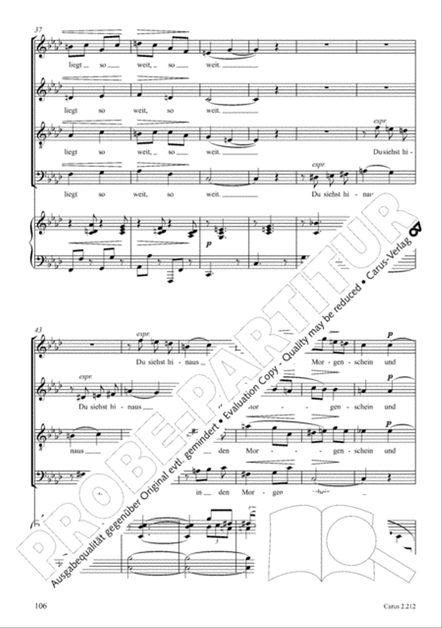 Love songs. Choral collection with CD 4-Part scores gallery preview page 91