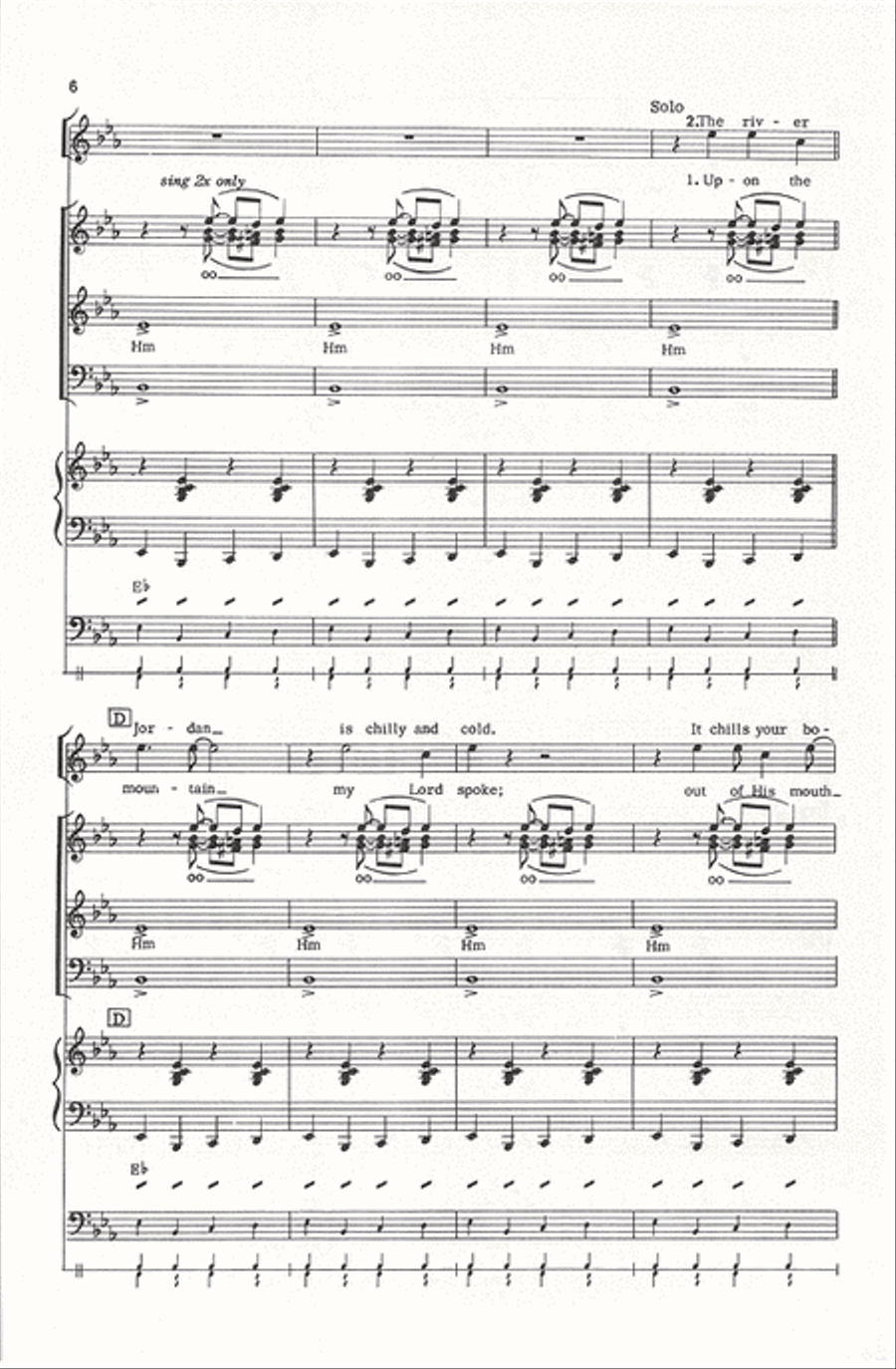 Every Time I Feel the Spirit Divisi scores gallery preview page 6