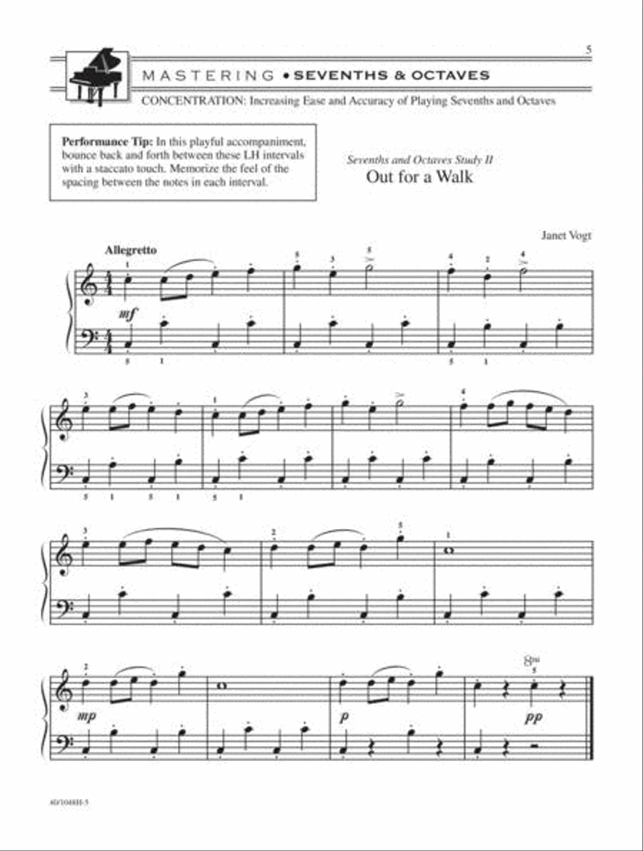 Mastering Music Level 2A Piano Method scores gallery preview page 5