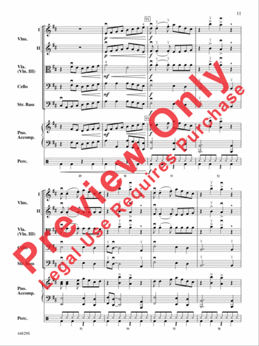 Uno, Dos, Bass! Uno, Dos, Bass! String Orchestra scores gallery preview page 24