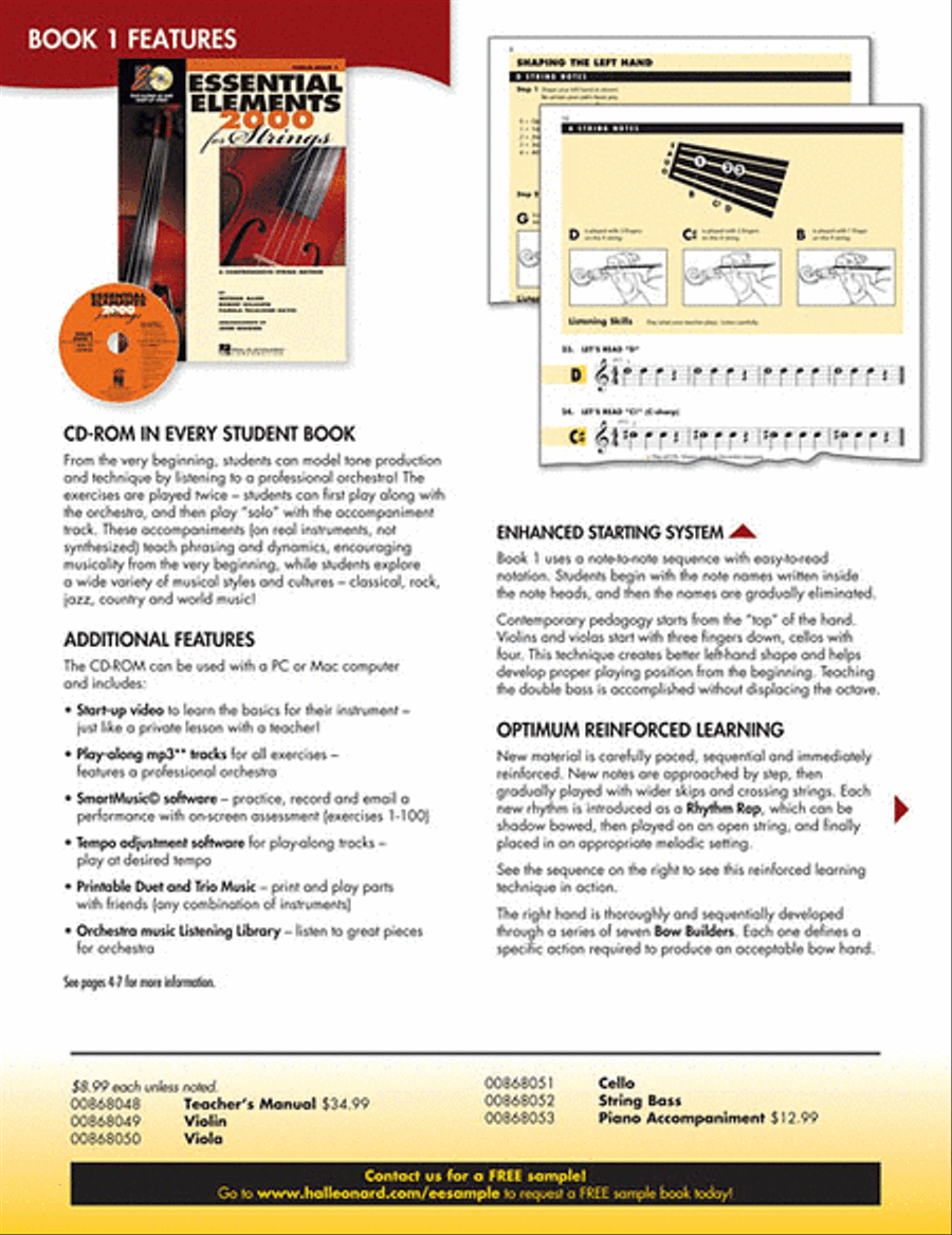 ESSENTIAL ELEMENTS FOR BAND BOOK 1 TENOR SAXOPHONE WITH CD ROM AND EEI