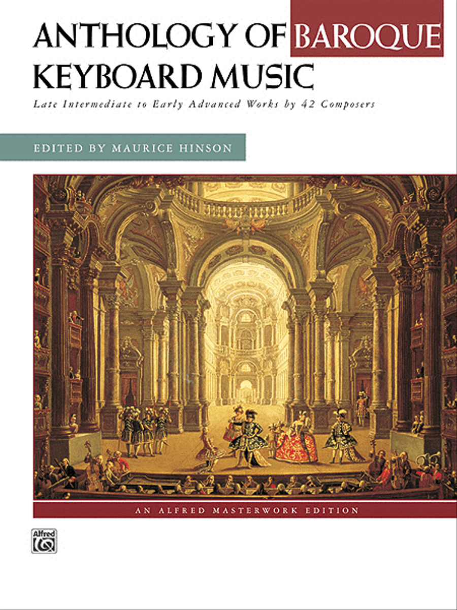 Anthology of Baroque Keyboard Music Piano Solo scores gallery preview page 1