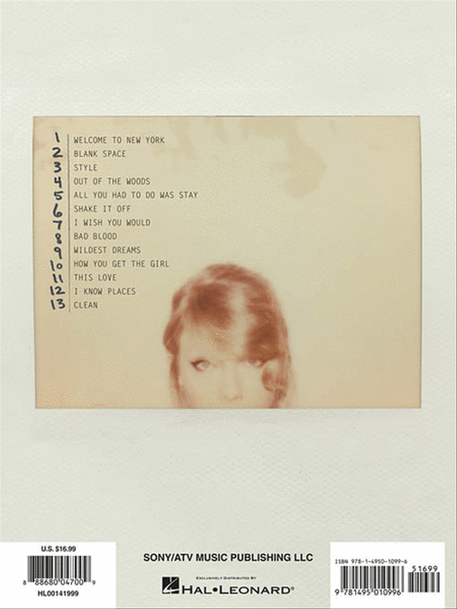 Taylor Swift – 1989 Easy Piano scores gallery preview page 2