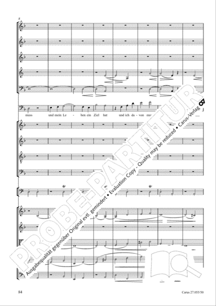 Ein Deutsches Requiem (German Requiem) 4-Part scores gallery preview page 91