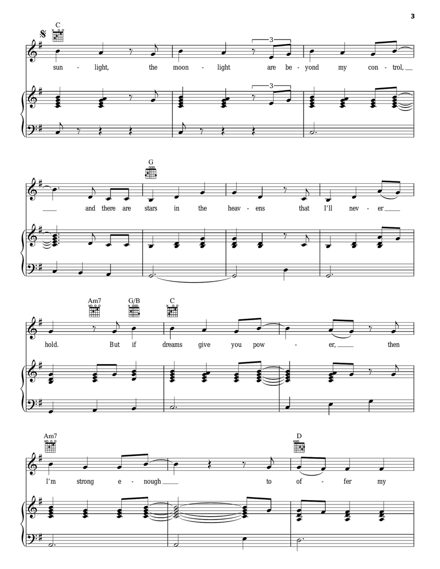Till You Love Me Piano, Vocal, Guitar scores gallery preview page 3