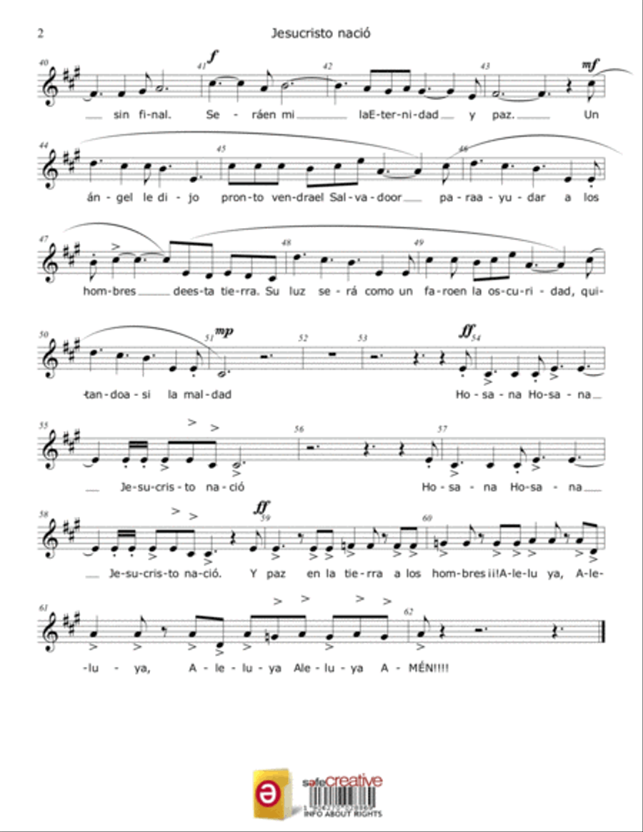 Jesucristo nació Chamber Orchestra scores gallery preview page 6