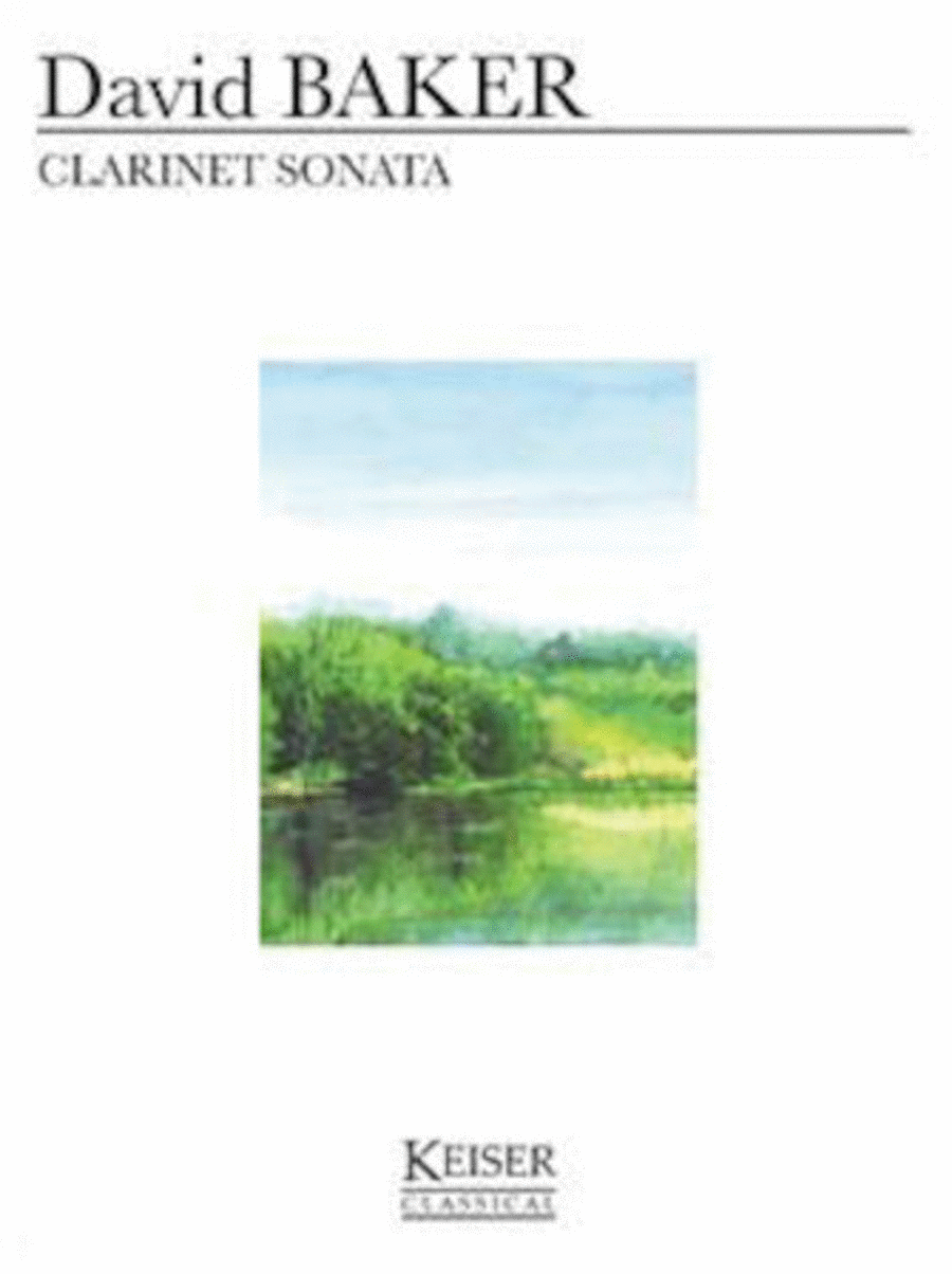 Clarinet Sonata Clarinet Solo scores gallery preview page 1