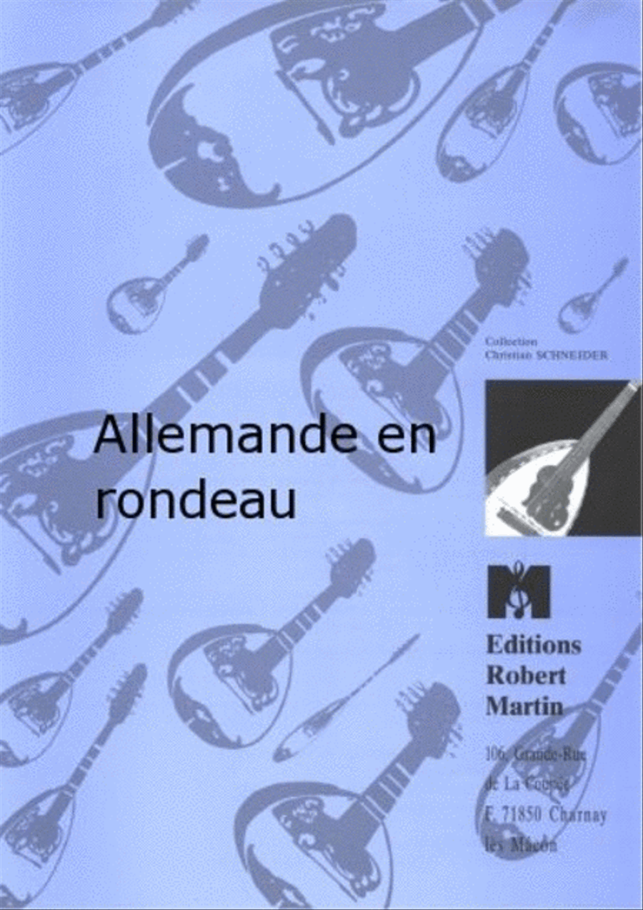 Allemande en rondeau Mandolin scores gallery preview page 1