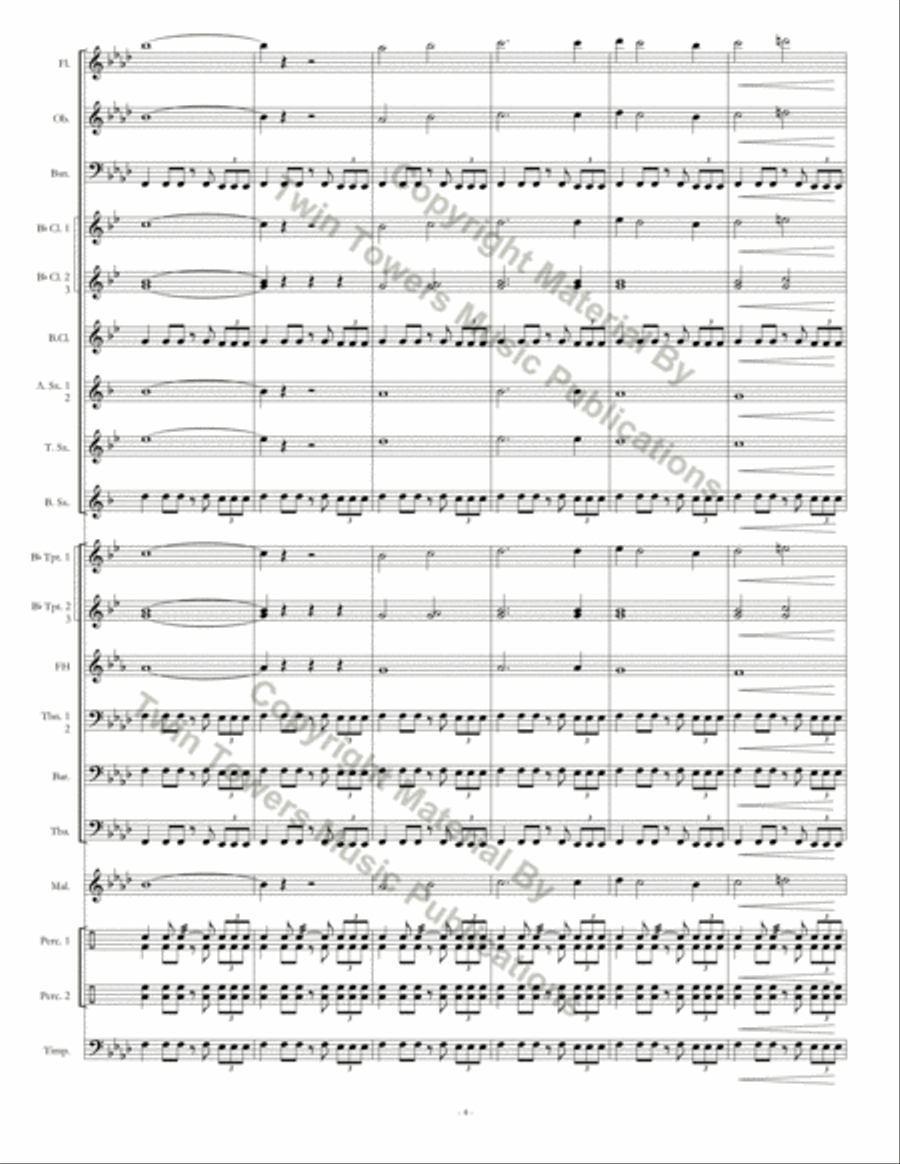 Respect is a Two Way Street Concert Band scores gallery preview page 5