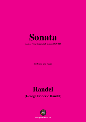 Book cover for Handel-Sonata,for Cello and Piano