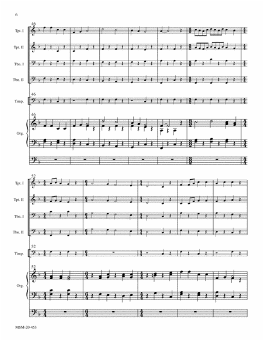 Come, You Faithful, Raise the Strain Choir scores gallery preview page 6
