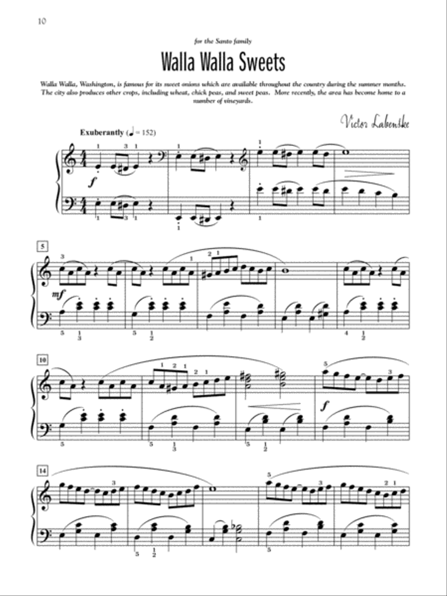 Wonderful Washington Piano Solo scores gallery preview page 4
