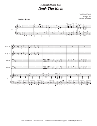 Deck The Halls (Brass Quartet and Piano - Alternate Version)