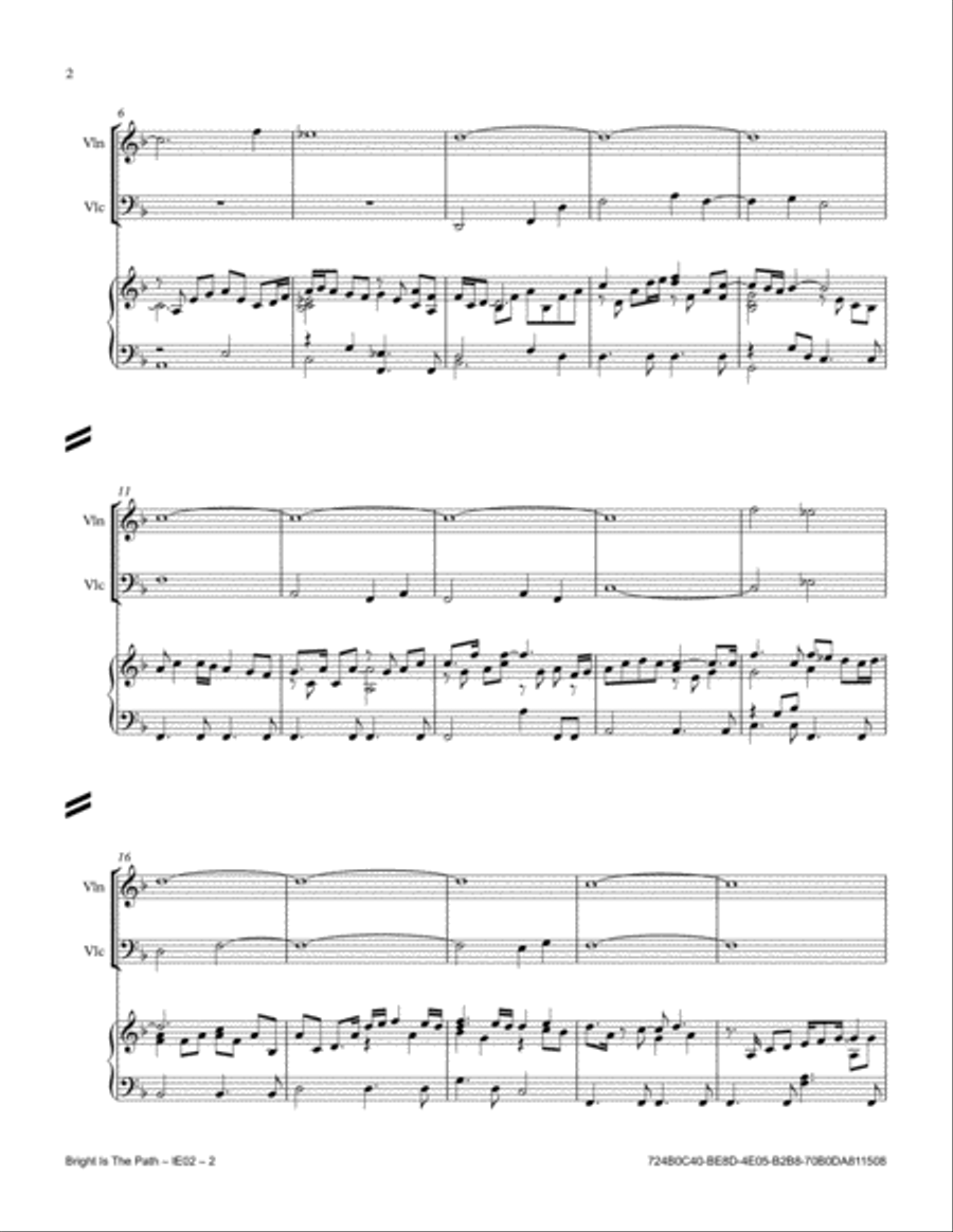Bright Is The Path Full Orchestra scores gallery preview page 2