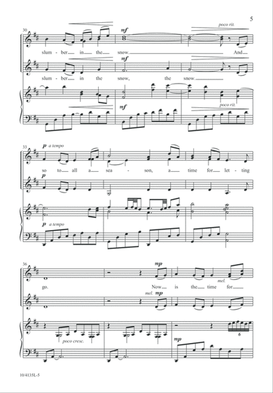 The Time for Turning SSA scores gallery preview page 6