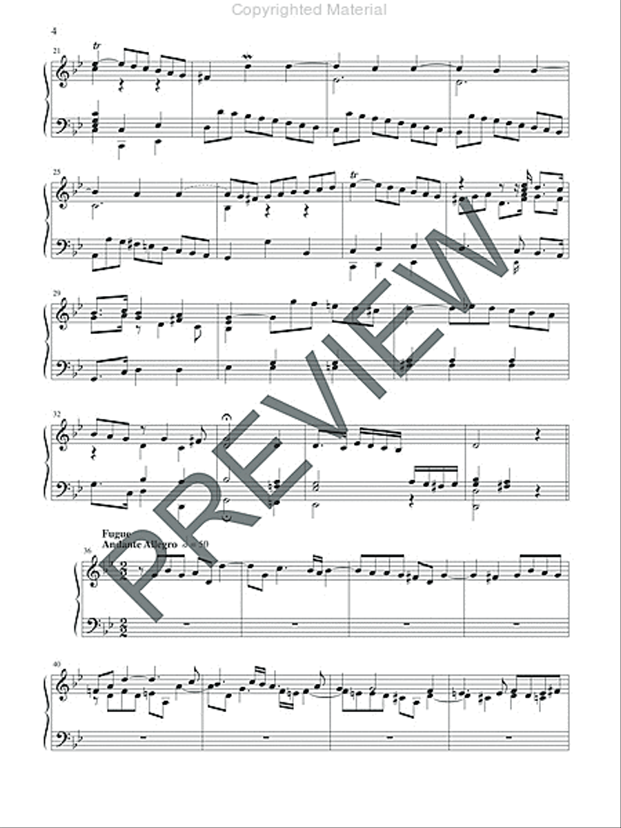 Two English Voluntaries for Organ Organ Solo scores gallery preview page 4